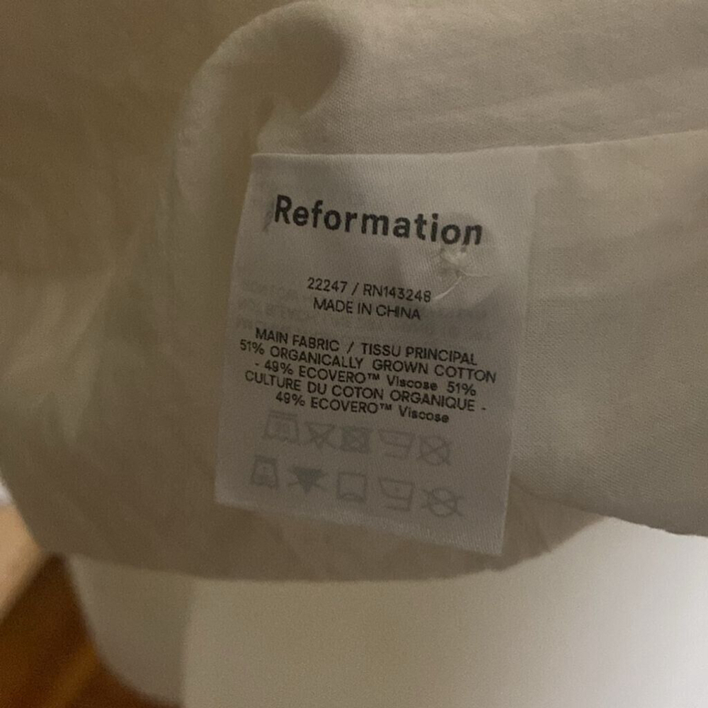Reformation White Midi Dress - Picture 9 of 10